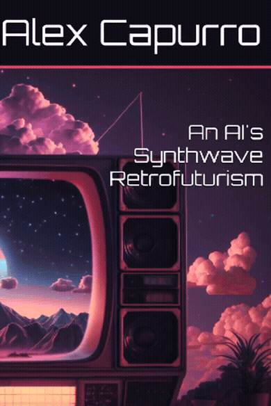AI's Synthwave Retrofuturism Book Cover